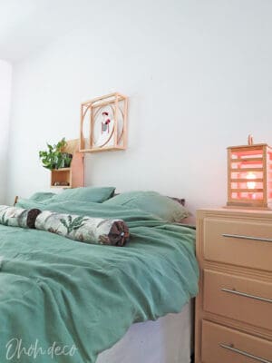 DIY bolster pillow cover