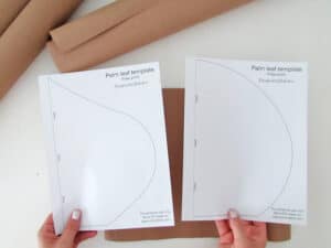 make a decorative mirror with paper