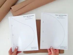 make a decorative mirror with paper