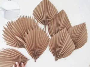 DIY palm leaf