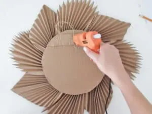 hang the diy round mirror