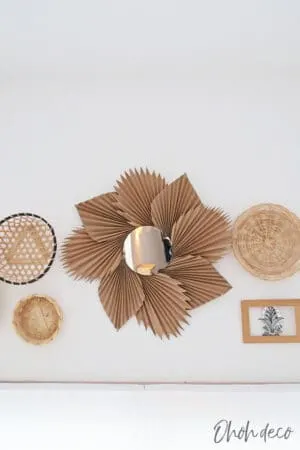 how to diy a mirror decor