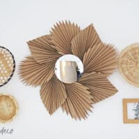 DIY mirror decor