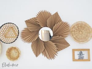 DIY mirror decor