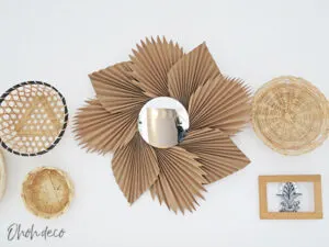 DIY mirror decor