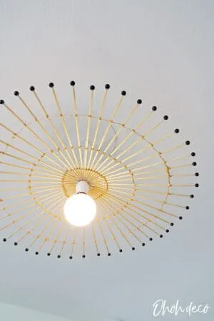 How to make a lamp with wood