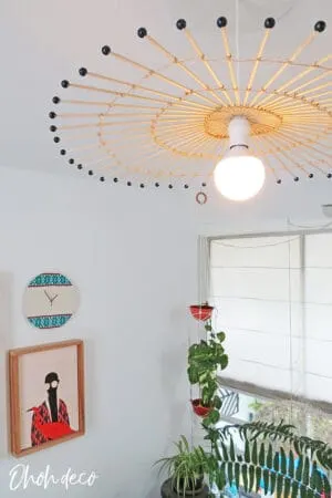 Make a lamp with wood