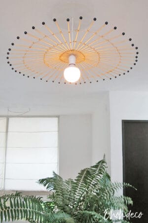 Easy to make diy wooden lamp