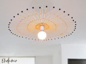 diy wood lamp
