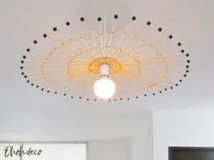 diy wood lamp