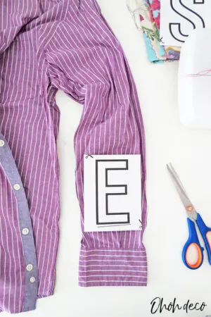 DIY fabric garland