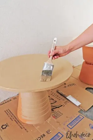 paint the diy coffee table