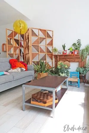 how to make round coffee table