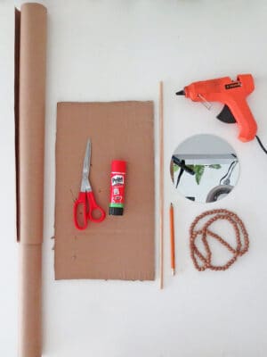 supplies to make boho mirror