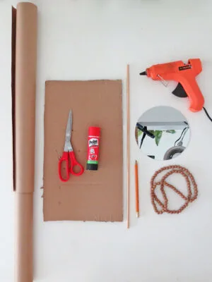 supplies to make boho mirror