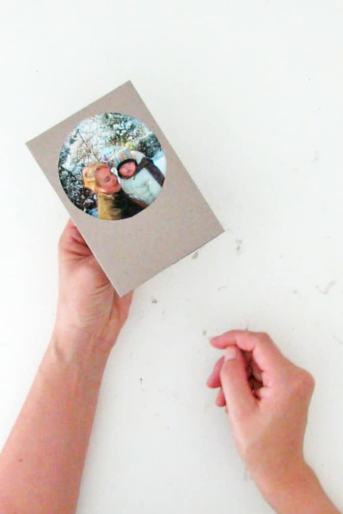 diy paper picture frame