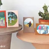 paper picture frame DIY