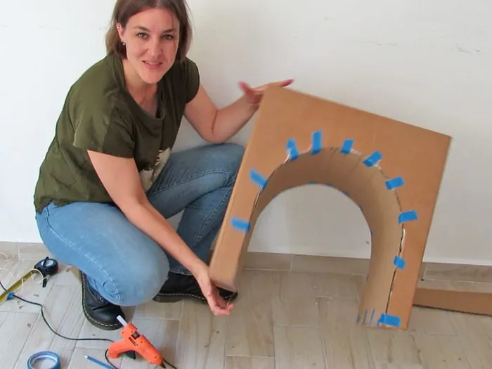 cardboard table tutorial