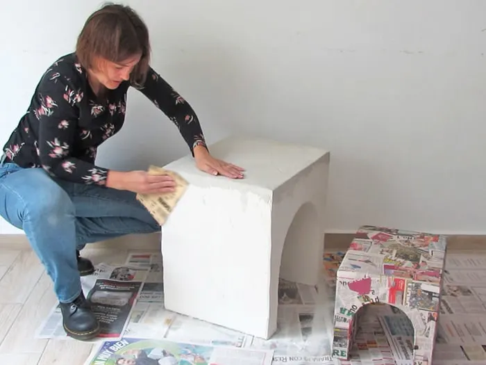 cardboard table tutorial