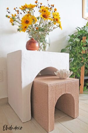 DIY Cardboard table