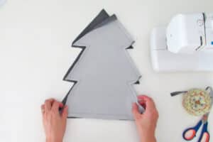 christmas pillow sewing DIY