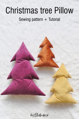 Christmas tree Pillow - Sewing Pattern