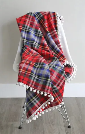 sew a christmas blanket