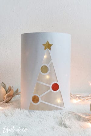 diy christmas lantern