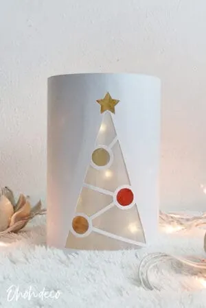 diy christmas lantern