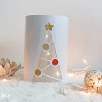 diy paper christmas lantern