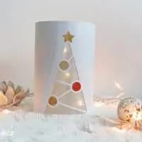 diy paper christmas lantern