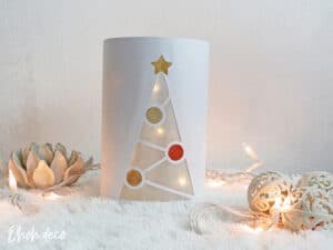diy paper christmas lantern