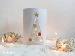 diy paper christmas lantern