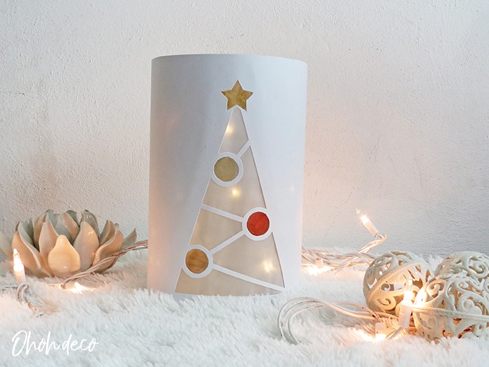 Christmas shop paper lanterns