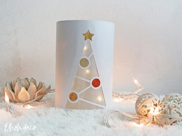 paper lantern DIY Christmas