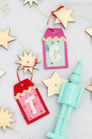 sew fabric tag
