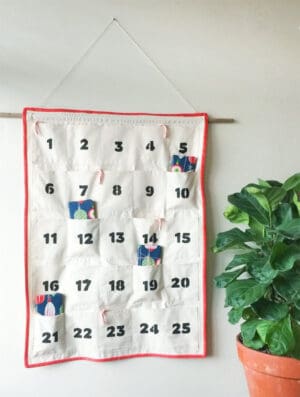 easy to sew advent calendar