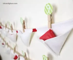 easy felt advent calendar