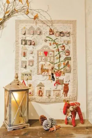 quilted advent calendar pattern