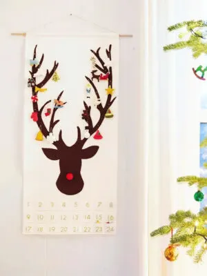 reindeer advent calendar