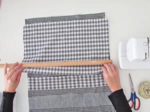 add a dowel to hang the calendar