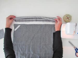 sew the dowel slide