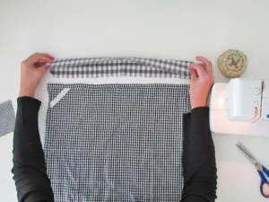 sew the dowel slide