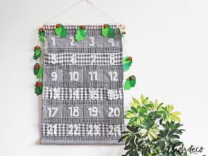 Fabric advent calendar