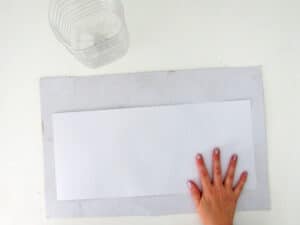 cut a rectangle of paper