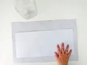 cut a rectangle of paper