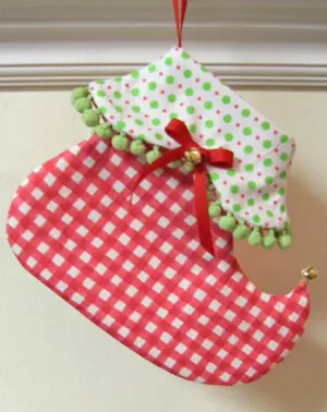 diy christmas stocking