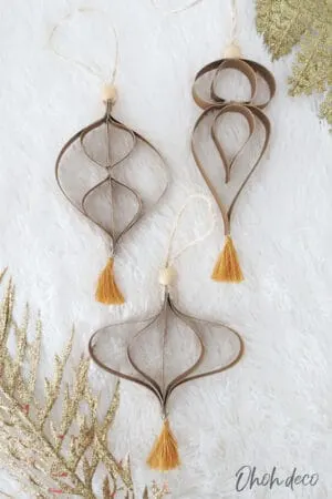old fashioned Paper christmas decorations