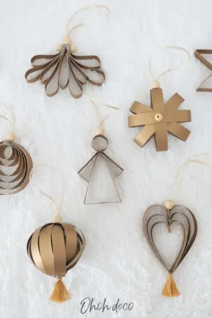 easy Paper christmas ornaments