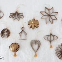 Paper christmas ornaments
